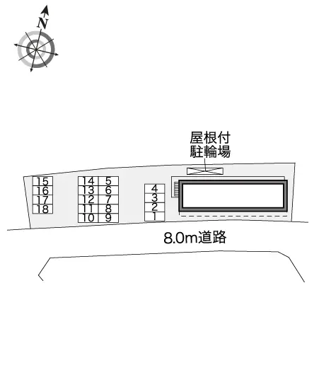 北九州市八幡西区陣原４丁目 月極駐車場